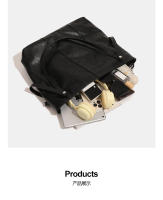 Bolso tote de viaje para mujer, nuevo bolso de gran capacidad de cuero suave de alta gama, bolso grande de hombro - details 5