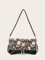 Bolso de mujer 2025 nuevo diseño de nicho estilo chino bordado axila bolsa bolsa de cadena pequeña bolsa cuadrada bolsa de mensajero - details 6