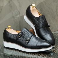 Moda hecha a mano de gama alta casual Munch zapatos de cuero de negocios de cuero de vaca - details 7