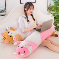 Almohada larga de felpa para gato, cojín suave para abrazar, Animal de peluche - details 1