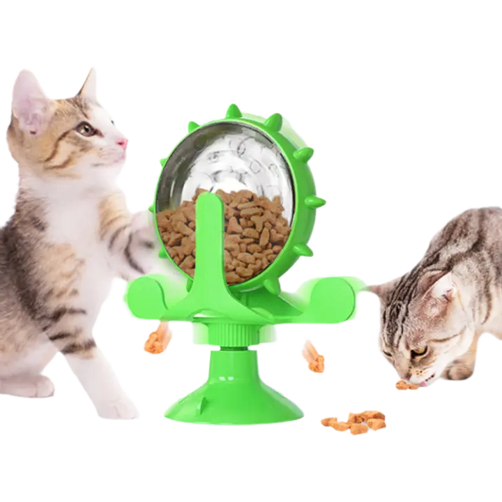 Juguete para Mascotas Alimentador de Comida Lento para Cachorros Giro de Coche para Aire Fresco - 1