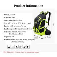 Anmeayu-Mochila deportiva impermeable Unisex, bolsa de viaje de escalada, para ciclismo, Camping, senderismo, Trekking - details 0