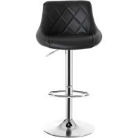 Taburete de Bar con Resalto Juego de 2, Ajuste de Altura Continuo, Acero Cromado, Antideslizante, Cuero Sintético Fácil de Cuidado, Almohadilla Bien Acolchada Blanco - details 10