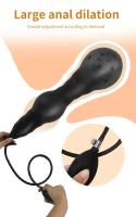Leten Iatable consolador masaje de próstata partícula enorme enchufe cuenta dilatador vaginal juguete sexual anal adulto - details 1