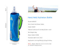 Botella de Agua de Mano para Correr AONIJIE E908 con Almacenamiento en la Muñeca Bolsa de Hidratación Paquete de Agua Suave para Carreras de Maratón - details 1