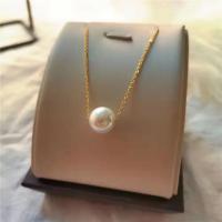 Collar de perlas de acero inoxidable 316L para mujer, joyería de temperamento minimalista, elegante, personalizado, boda - details 0