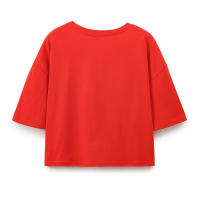 OUWU- Camiseta Preppy Corta Con Estilo Para Mujer, Nueva Camiseta Energética Para Chicas Jóvenes De Primavera Y Verano De 2025, Camiseta Clásica Con Letras Estampadas - details 2