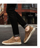 Zapatos Casuales de Cuero para Hombres Versátiles de Verano, Transpirables, Tamaño Grande - details 14