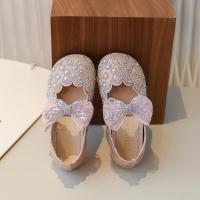 Zapatos de vestir para niñas, calzado de cuero con purpurina, diamantes de imitación, encaje, nudo de mariposa, Princesa, planos - details 12