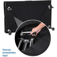 Sofá Cama Plegable de Poliéster 2 Plazas Soporte de Botella 167 X94 cm Max Capacidad 350 KG Gris - details 38