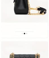 Bolso de Hombro Acolchado con Cadena Dorada Estilo Vintage Negro, Cierre Seguro, Forro de Poliéster, Accesorio Elegante, Construcción Duradera para Ocasiones Casuales y Formales - details 12