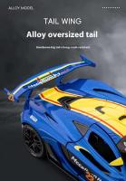 McLaren P1 GTR-superdeportivo de aleación de alta simulación, coche fundido a presión de Metal, modelo de luz y sonido, vehículo de juguete para niños, regalos, 1:22 - details 7