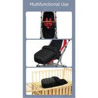 Bolsa De Dormir Para Bebé Invierno Gruesa Cálido Impermeable Y Antigolpes Cubierta De Pie Para Carrito Accesorio Para Carrito De Bebé Unisex Talla Única Material Algodón Flannel - details 7