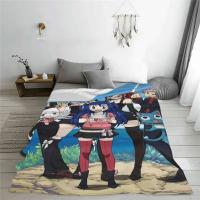 Fairy Tail Anime Veet All Season Fashion Plaid Cartoon Kid/Adulto Mantas ligeras para el hogar Oficina Alfombra Pieza - details 1