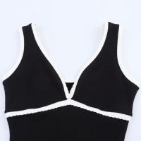 Vestido en capas con bloques de color para mujer nuevo estilo 5584211 - details 2