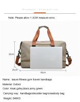 Bolsa de Gimnasio Portátil Equipo de Fitness para Mujeres y Hombres Bolsa de Lona para Llevar en la Viaje - details 0