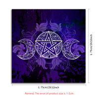 Mantel de Estrella de Cinco Puntas Luna Morada Divinación con Péndulo Decoración de Altar - details 5