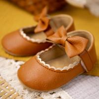 Nuevos zapatos Retro para caminar para bebé recién nacido, zapatos de princesa con lazo de Color sólido para primavera y otoño, parte inferior de goma suave antideslizante, informales para bebé - details 13