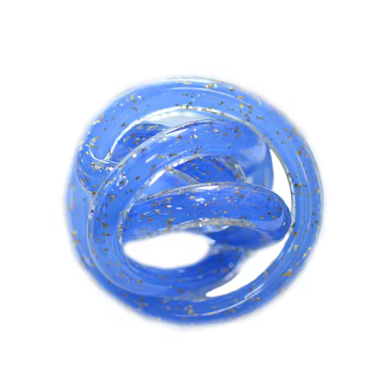 Figuras de bolas de cristal de arte moderno, decoración del hogar, adorno moderno, regalo, decoración de habitación hecha a mano de vidrio, decoración del hogar y la Oficina - 1