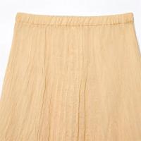 Falda informal holgada con efecto arrugado y cintura elástica, ropa de verano versátil, novedad para 2025 - details 5