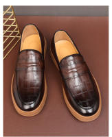 Mocasines zapatos de cuero casuales de verano para hombres zapatos cómodos y transpirables Doudou cubren los pies - details 5