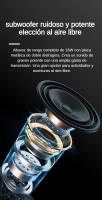 SANLEPUS Altavoz Bluetooth con Sonido HD, Altavoz Inalámbrico Portátil con Luces Intermitentes de Colores, IPX5 Resistente al Agua, Hasta 10H de Tiempo de Reproducción, Emparejamiento TWS, BT5.3, para Hogar/Fiesta/Exterior/Playa - details 7