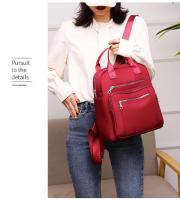 Vento Marea-mochila informal de viaje para mujer, bolso de hombro impermeable de gran capacidad, Oxford, monedero negro, 2020 - details 2