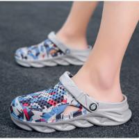 Sandalias de verano nuevas personalizadas para exteriores, dos usos, talla grande para hombre, zapatos con agujeros, ligeros y huecos - details 1