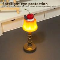 Luz LED nocturna de pudín Kawaii, lámpara de escritorio alimentada por batería, mesita de noche, dormitorio, Bar, decoración de habitación, atmósfera, luz para dormir, regalos para niños - details 2