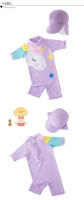 Ropa de baño para niños con gorra Traje de baño protector solar para bebés, niños y peques - details 14