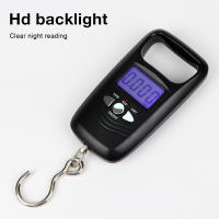 Báscula electrónica portátil de 50KG y 5G, Mini balanza colgante con retroiluminación LCD, báscula Digital de bolsillo, peso de equipaje, balanza de gancho de pesca - details 4