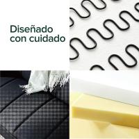 Sofá Cama - Sofá Cama Plegable 2 en 1 - Adecuado para habitaciones de invitados y espacios pequeños - PVC Negro - details 32
