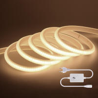 Tira de Luces LED COB de Alta Calidad 220V RA90 Super Brillante con 288LEDs/m Flexible para Exteriores Impermeable con Enchufe EU XUNATA - details 3
