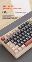 M96 Teclado inalámbrico Bluetooth de doble modo para juegos mecánicos PBT Ball Cap con mando de pantalla - details 8