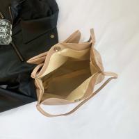 Bolso de hombro elegante de Color sólido con lazo de PU, bolso de mano portátil de estilo coreano, bolso de cubo de lujo, bolso de moda para axilas para mujer - details 9