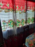 Cortinas de Fiesta Navideñas Kurtina Venta de Cortina Roja Verde para Decoración de Habitación - details 1