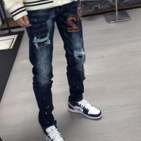 Dsquared2 pantalones vaqueros para hombre splash-ink rasgados biker denim pantalones slim fit high street - details 4