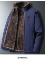 Chaqueta de algodón de gran tamaño para hombre, chaqueta de lana gruesa cálida a prueba de viento, Tops de tiro callejero casuales de moda, invierno, nuevo - details 12