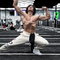 Pantalones Casuales Hip Hop para Hombres Cómodos para Correr, Jogar, Entrenar en el Gimnasio - details 9