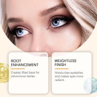 Primer para pestañas largas, rizado, aspecto natural, resistente al agua, resistente al sudor, no fácil de difuminar, maquillaje diario de ojos - details 6