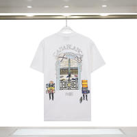 Camiseta de Verano de Algodón Puro Ajuste Suelto, Cuello Redondo, Estilo Casual para Hombres y Parejas Deportes y Moda - details 1