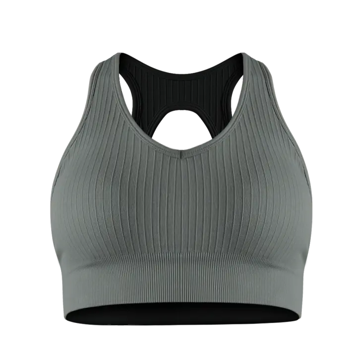 Nessaj-tops de yoga sin costuras para mujer, con espalda descubierta Sujetador deportivo, acolchado para correr, gimnasio, entrenamiento, ropa interior, tops cortos de entrenamiento - 1