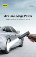 Baseus-boquilla de pulverización GF3 para lavado de coche, doble presurización mecánica, Mini y ligera, limpiador - details 0