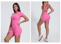 SHINBENE-pantalones cortos de cintura alta para Yoga, Shorts sexys ajustados para entrenamiento de gimnasio, 4" - details 4