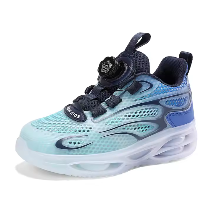 Calzado deportivo para exteriores, cómodos zapatos para correr para niños, antideslizantes y resistentes al desgaste, con superficie de malla transpirable - 1