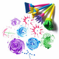 Cepillos de Pintura de Esponja para Niños, Herramientas de Dibujo para Niños, Pintura templana, Artesanías DIY - details 4