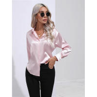Camisa de satén para mujer, blusa de manga larga, nuevo estilo primavera/verano, ropa de mujer - details 58