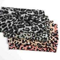 Diademas anchas para mujer, turbante anudado, diademas elásticas antideslizantes, envolturas para la cabeza bohemias, bufandas para el cabello de algodón para Yoga y entrenamiento de leopardo - details 3