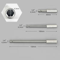Destornillador de Extensión Magnético Set 1/4" 6.35mm Herramientas de Mano con Mango Largo para Cambio Rápido de Tornillos Hex - details 4