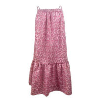 Vestido largo de verano para mujer, ropa de playa sin mangas con cuello de pico, informal, sexy, bohemio, floral, con bolsillo - details 1